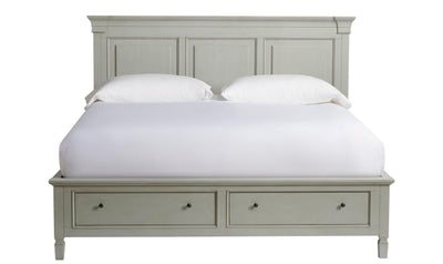 Summer Hill Storage Bed - Grey-Beds-Leahyco