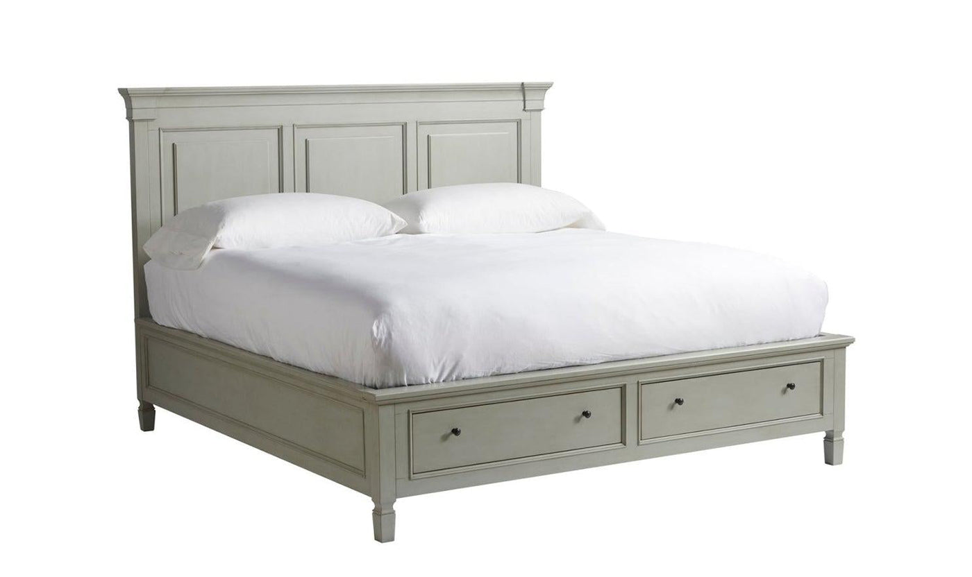 Summer Hill Storage Bed - Grey-Beds-Leahyco