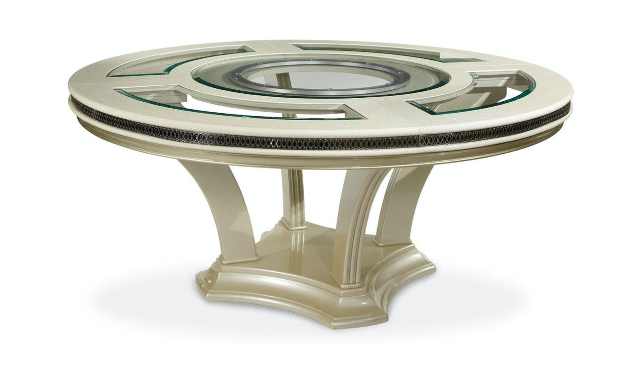 Swank Round Dining Table-Dining Tables-Leahyco