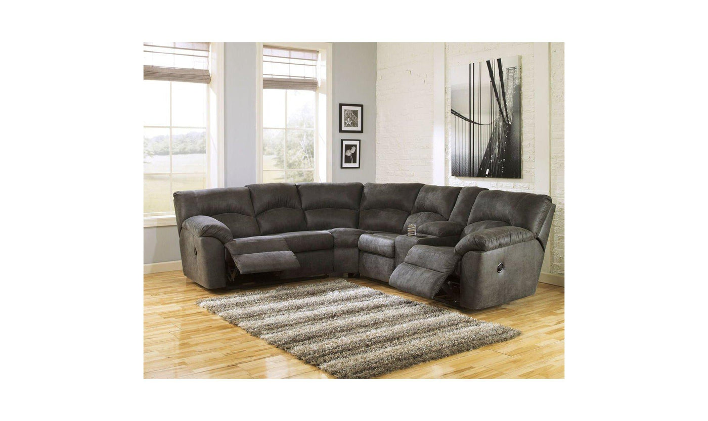 Tambo Sectional & Recliner Set-Sectional Sofas-Leahyco