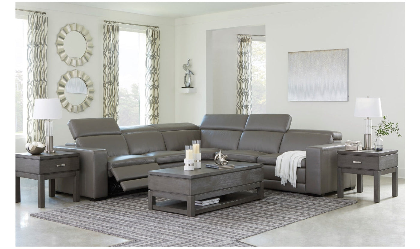 Texline Power Recliner Sectional-Sectional Sofas-Leahyco