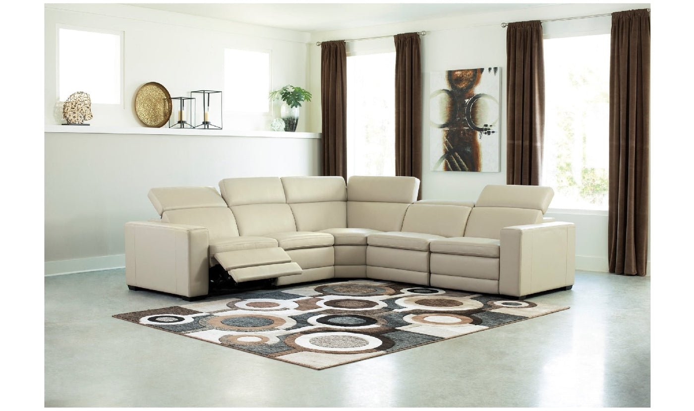 Texline Power Recliner Sectional-Sectional Sofas-Leahyco