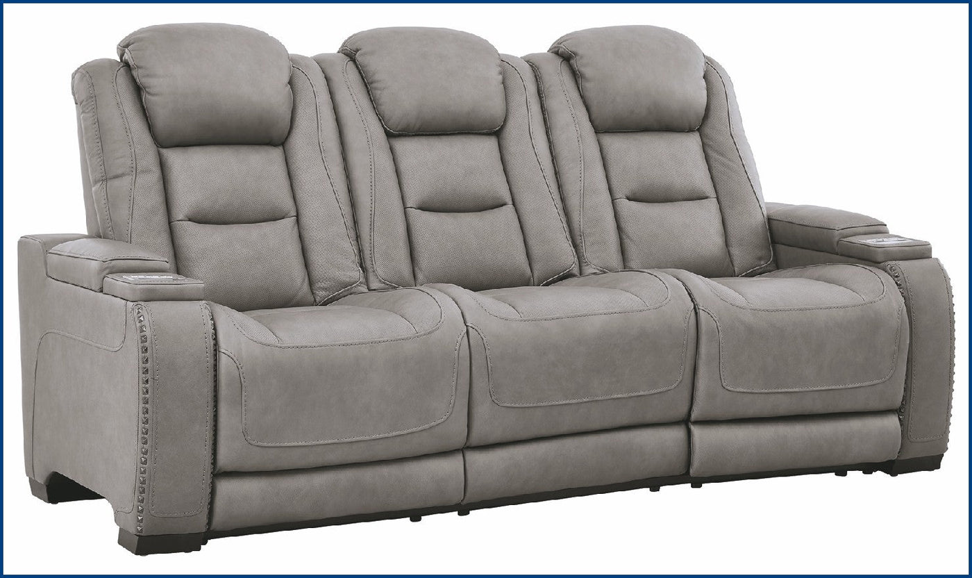 The Man-Den Power-Reclining Living Set-Living Room Sets-Leahyco