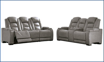 The Man-Den Power-Reclining Living Set-Living Room Sets-Leahyco