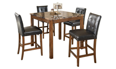 Theo Square Counter Table Set-Dining Sets-Leahyco