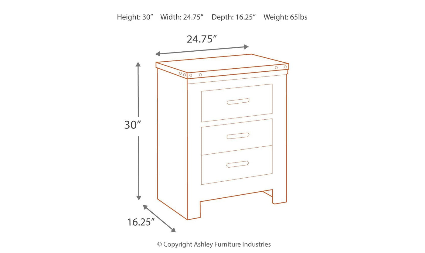 Trinell Nightstand-Nightstands-Leahyco