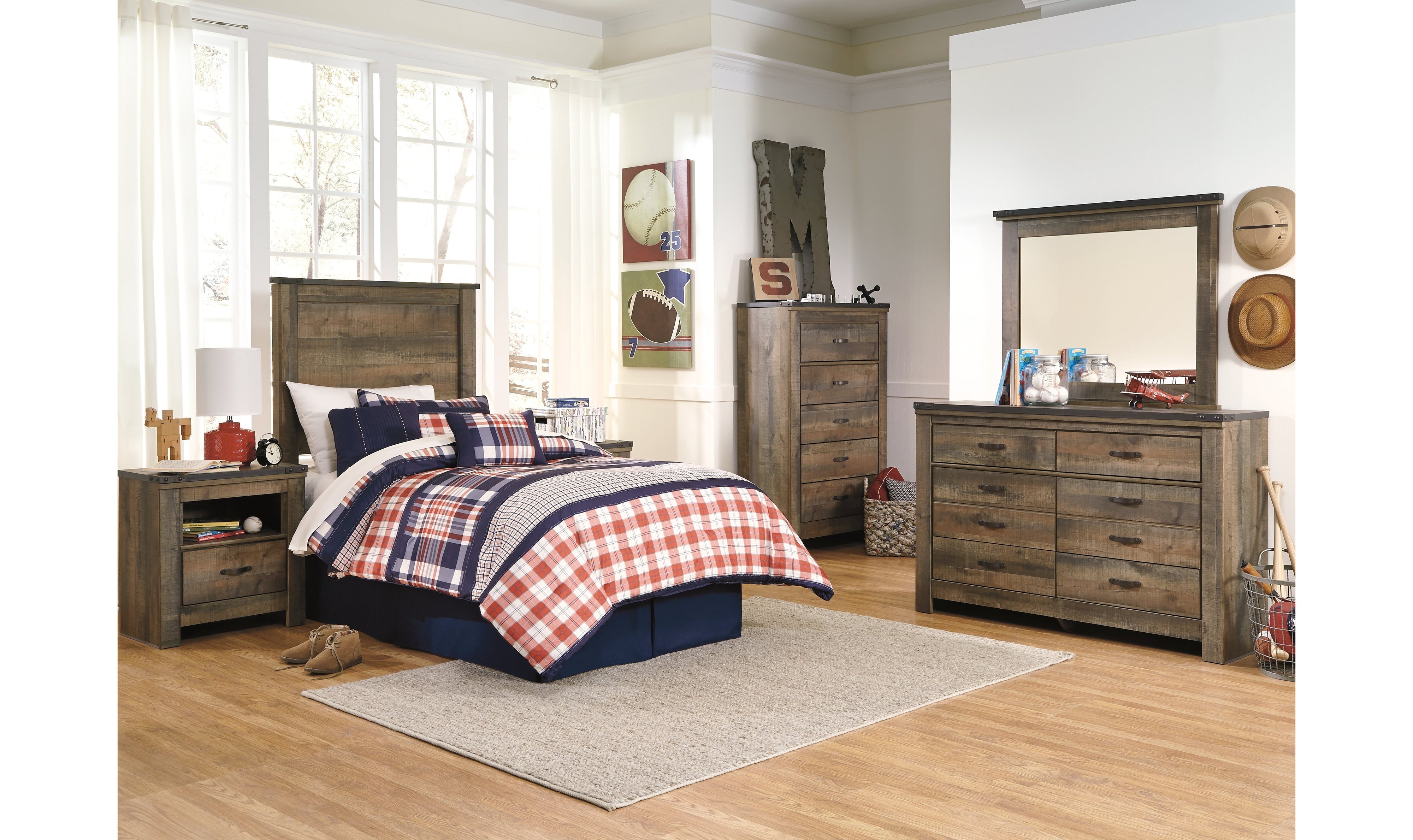 Trinell Twin-Size Bedroom Set-Bedroom Sets-Leahyco