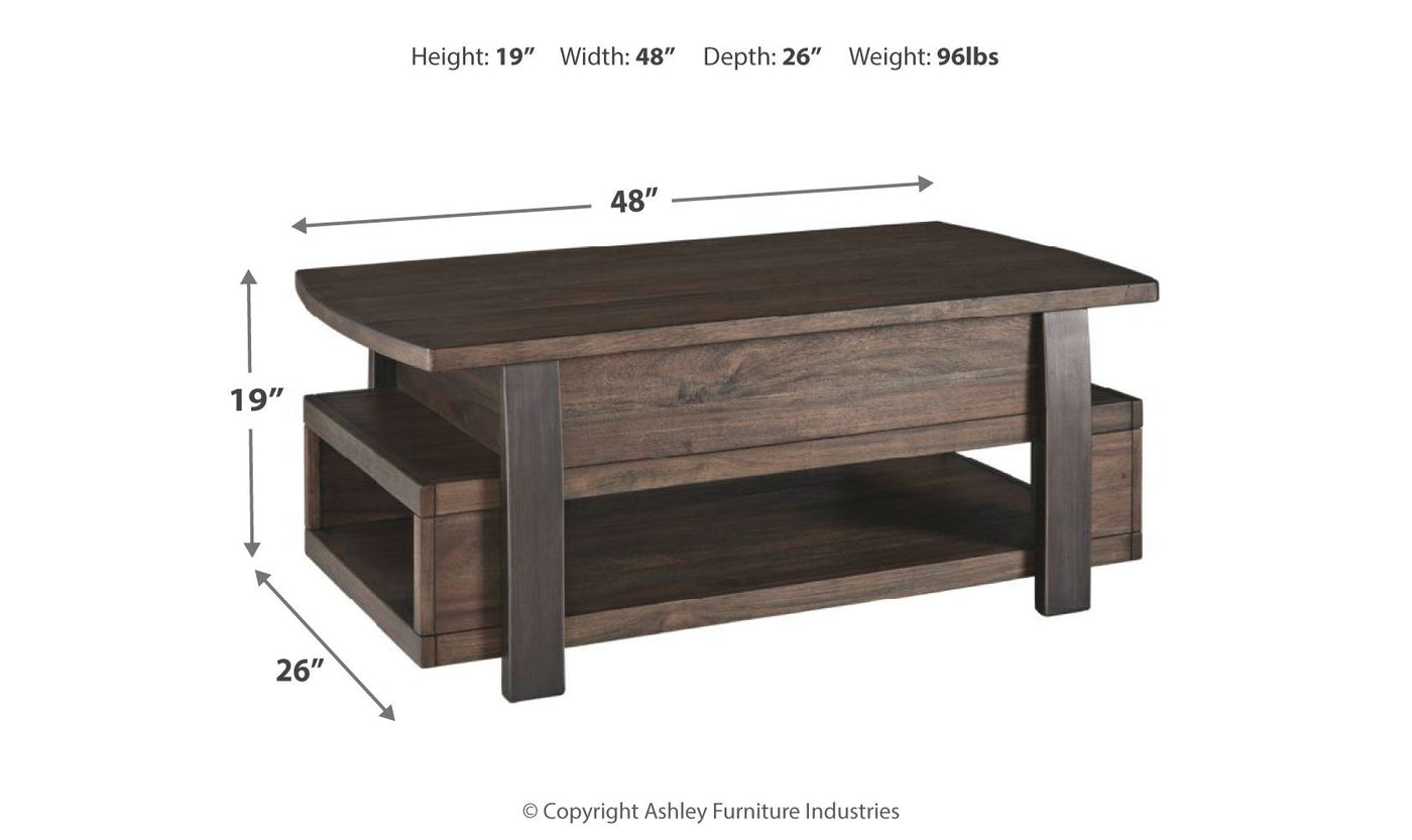 Vailbry Lift-Top Cocktail Table-Coffee Tables-Leahyco