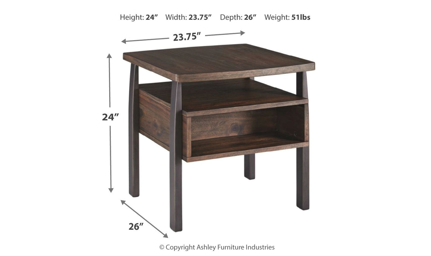 Vailbry Rectangular End Table-End Tables-Leahyco