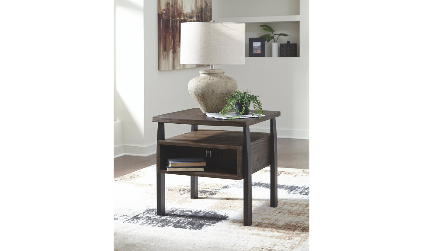 Vailbry Rectangular End Table-End Tables-Leahyco