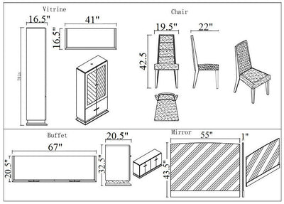 Valentina Dining Chair-Dining Side Chairs-Leahyco