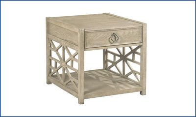 VISTA BISCAYNE DRAWER END TABLE-End Tables-Leahyco