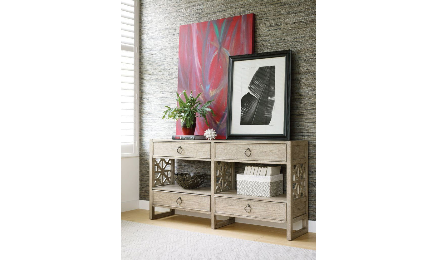 VISTA BISCAYNE HALL CONSOLE-Tv Console-Leahyco