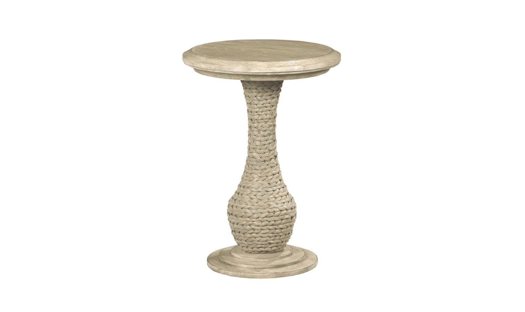 VISTA BISCAYNE ROUND END TABLE-End Tables-Leahyco