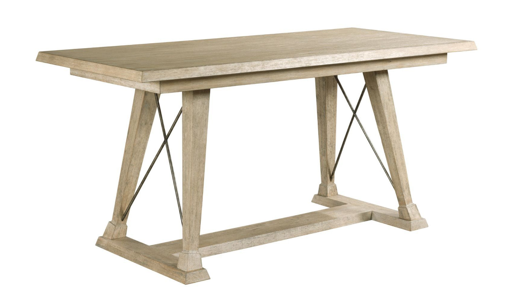 VISTA CLAYTON COUNTER HEIGHT TRESTLE TABLE-COMPLETE-Dining Tables-Leahyco