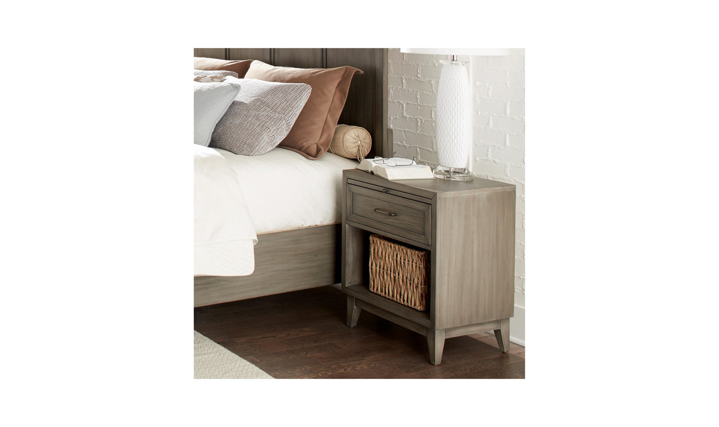 Vogue 1-drawer Nightstand-Nightstands-Leahyco