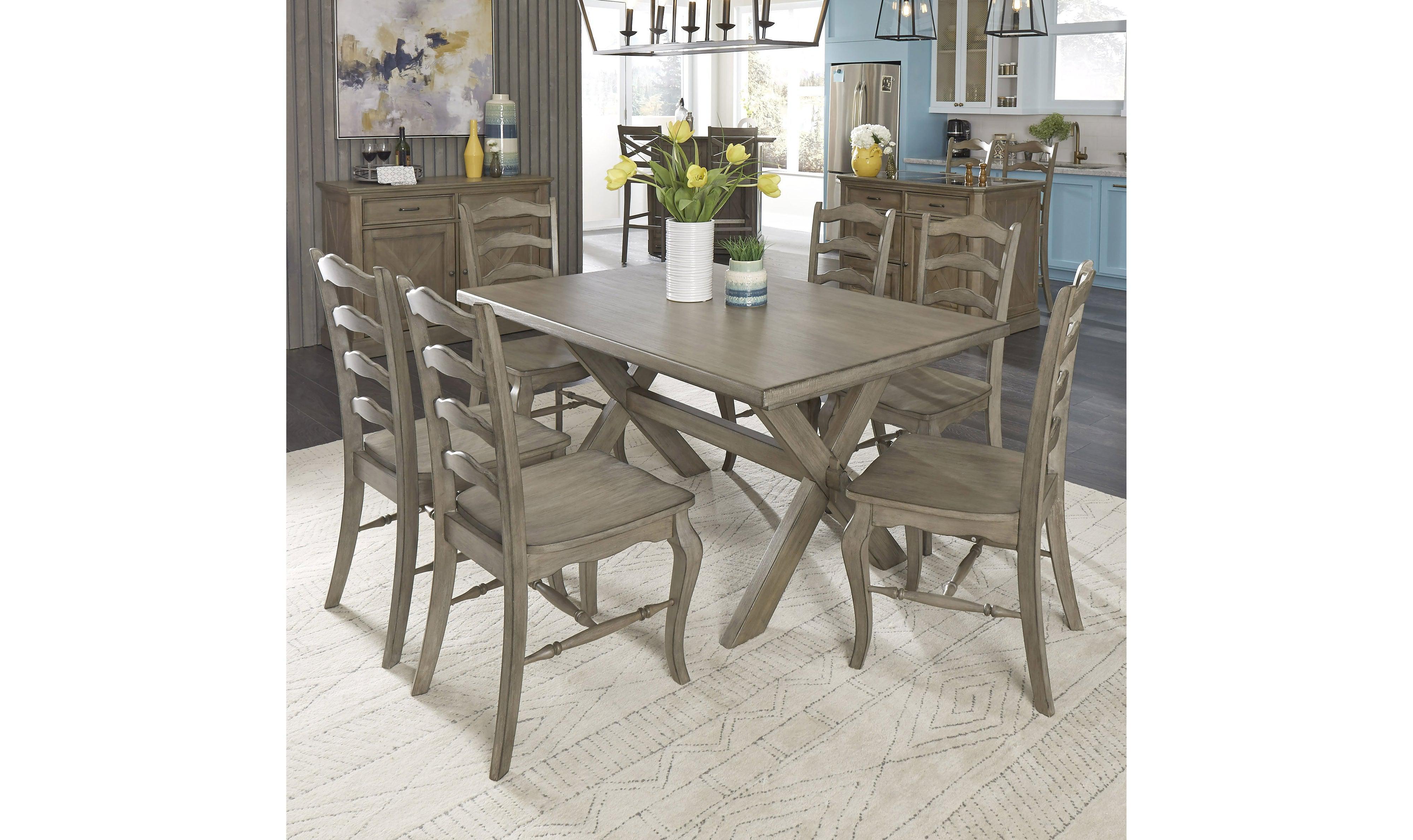 Walker 7 Piece Dining Set by homestyles-Dining Sets-Leahyco