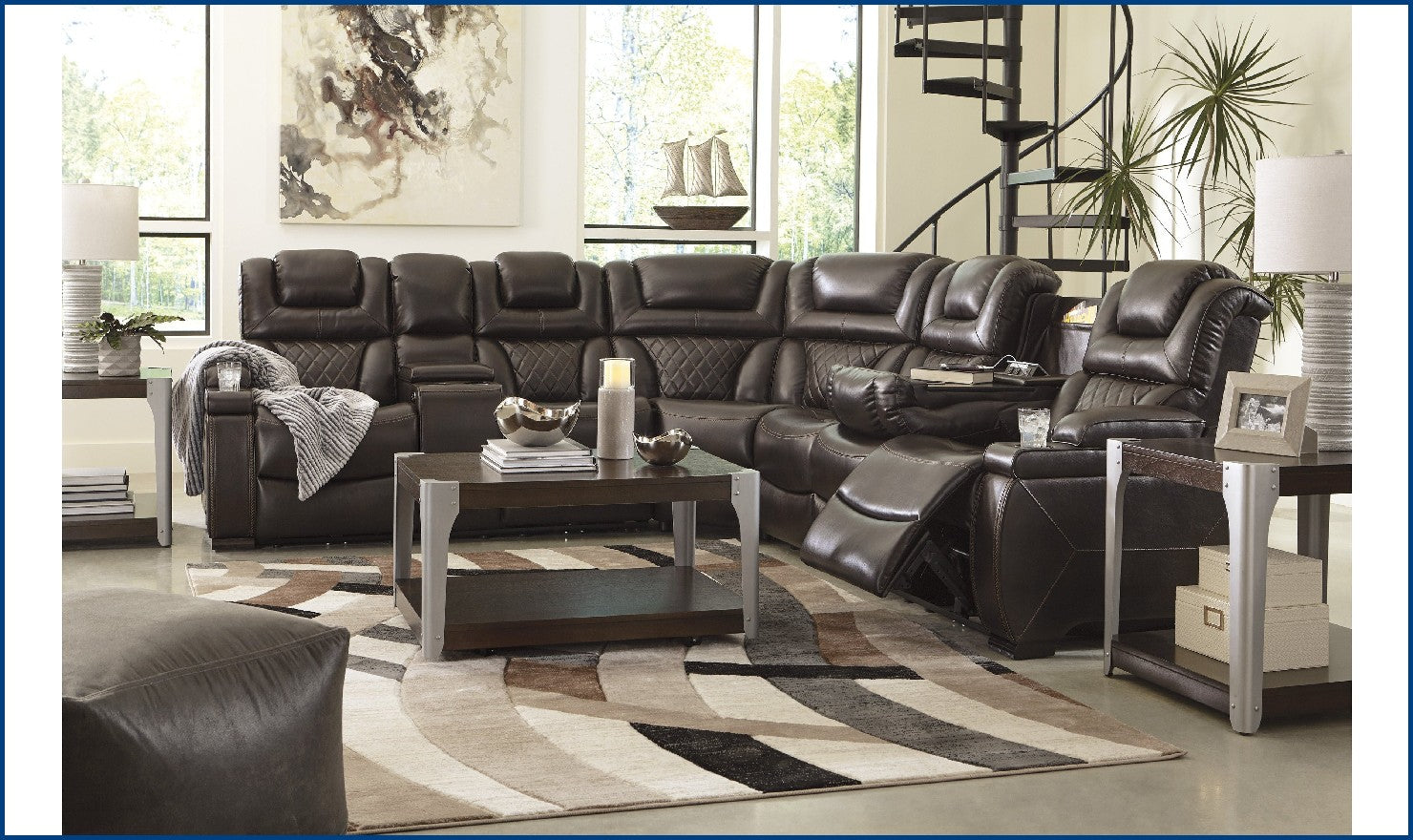 Warnerton 3 pcs Sectional-Sectional Sofas-Leahyco