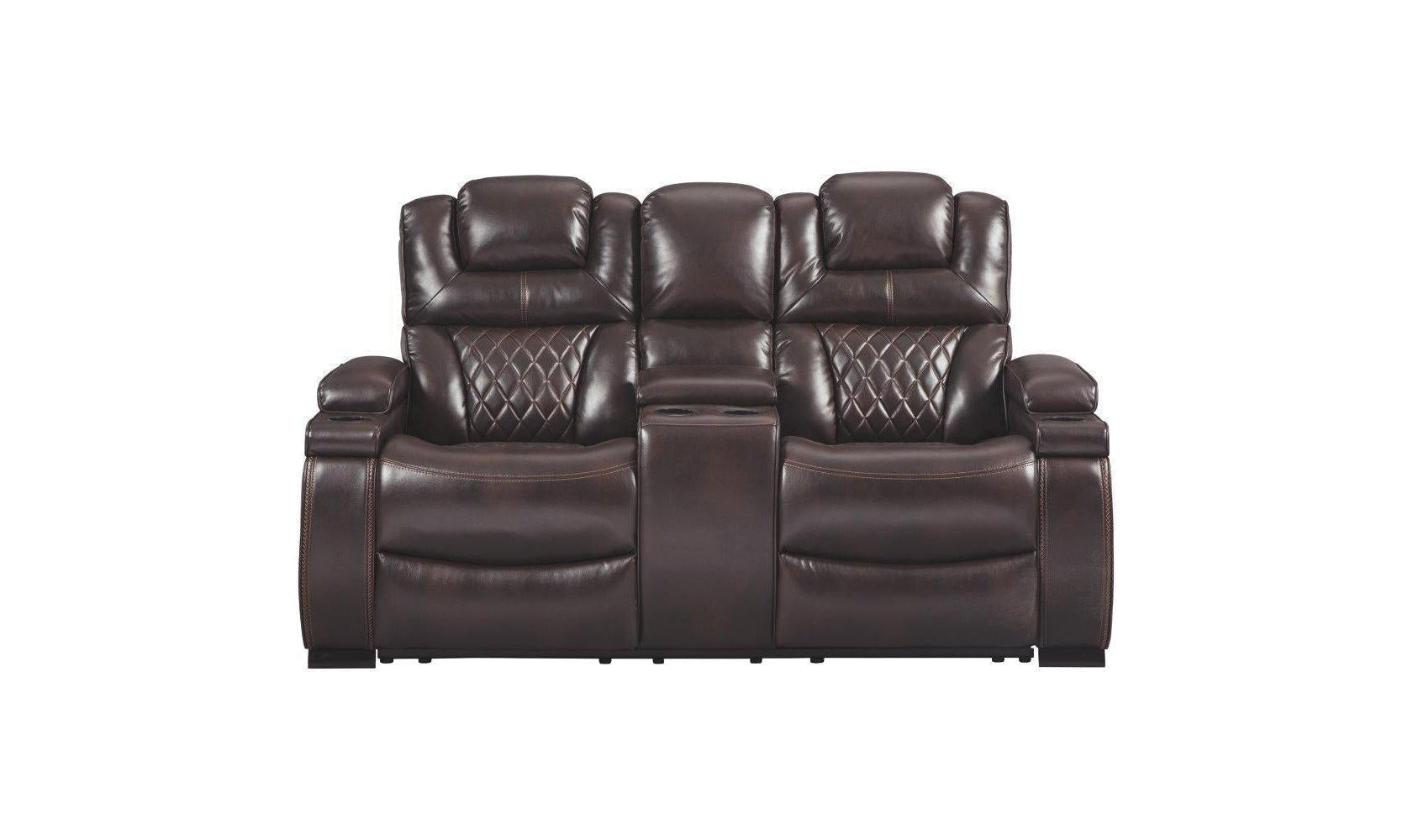 Warnerton Power Recliner Loveseat-Loveseats-Leahyco