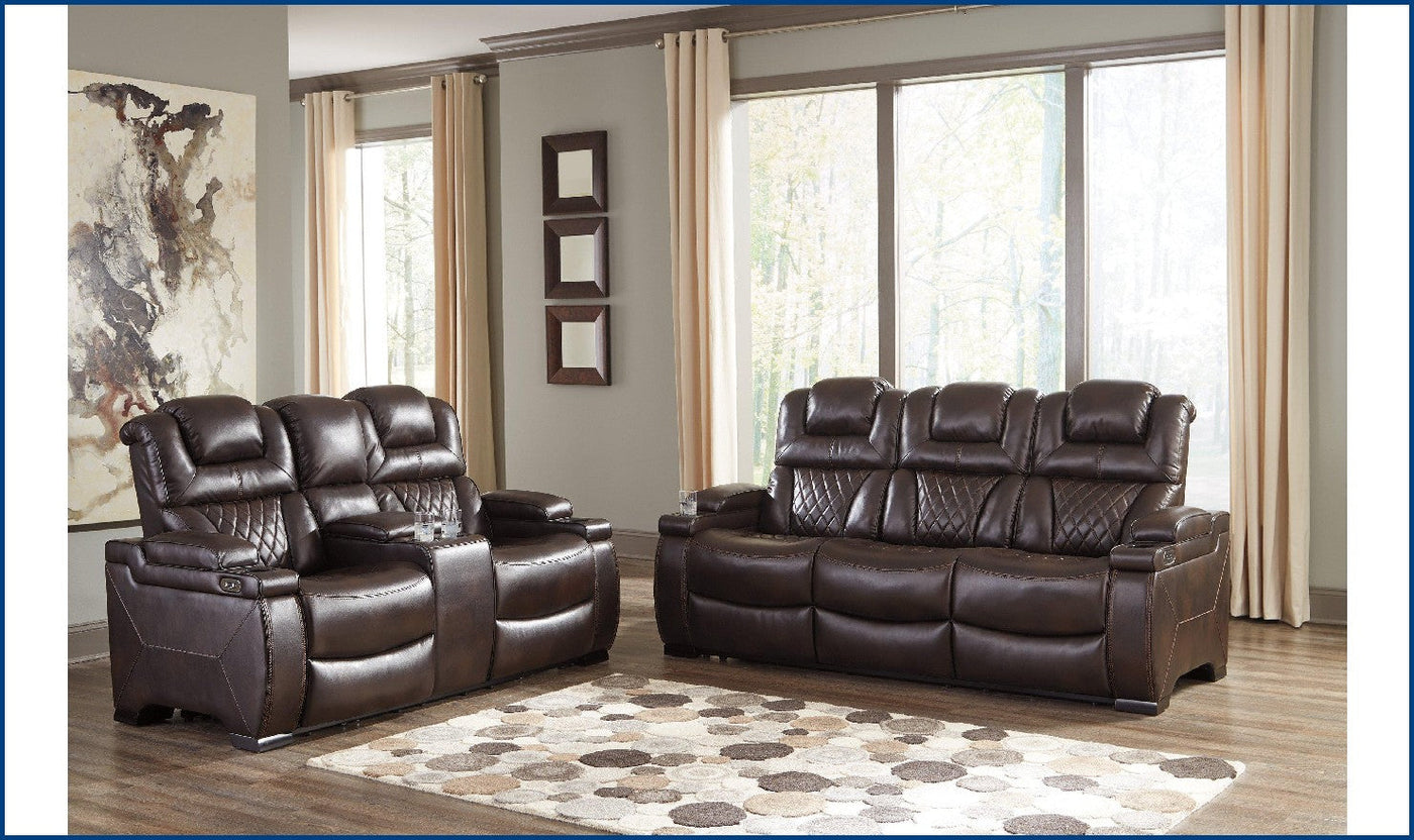 Warnerton Power Reclining Set-Living Room Sets-Leahyco