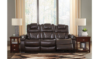 Warnerton PWR REC Sofa with ADJ Headrest-Sofas-Leahyco