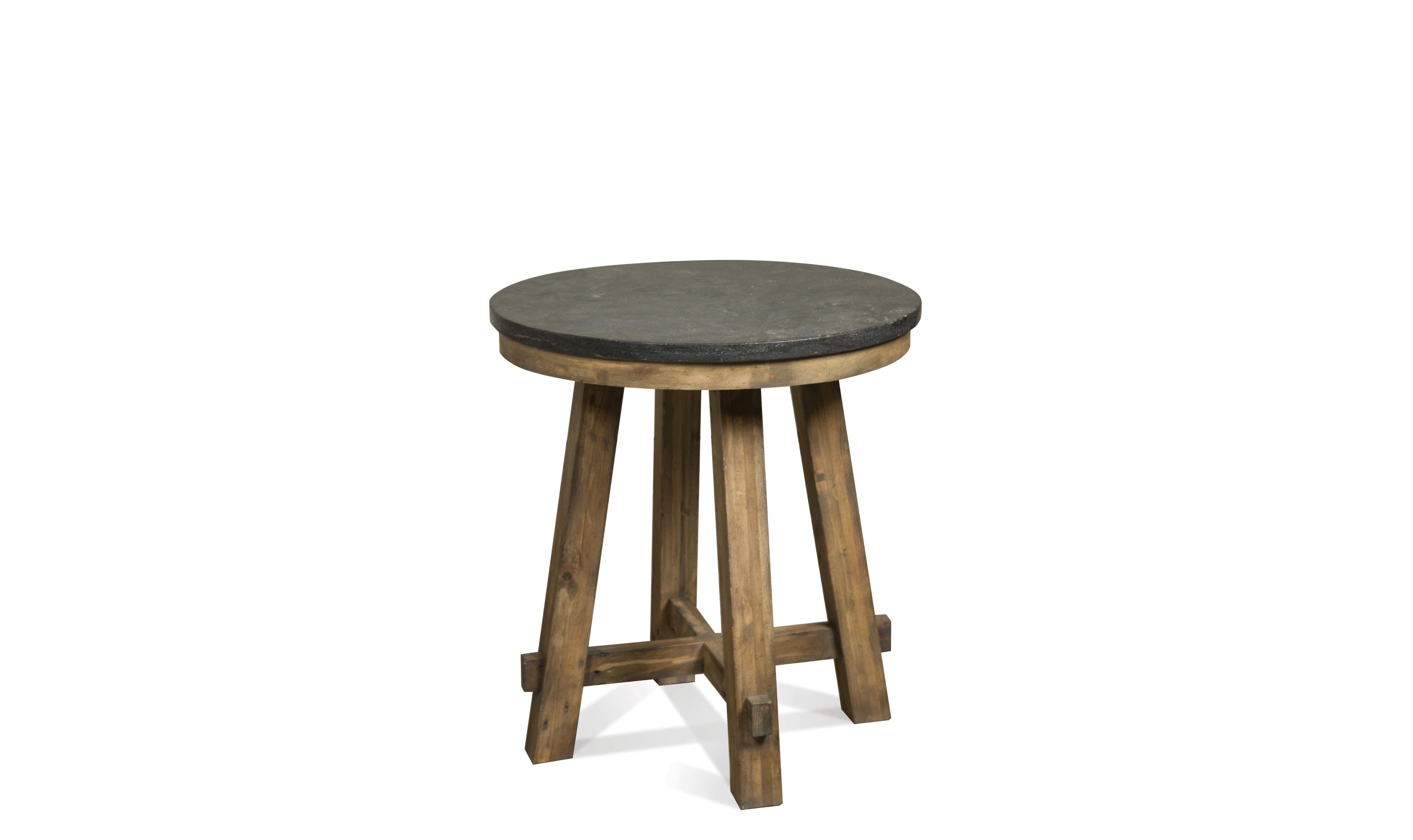 Weatherford Rnd End Tbl-base-End Tables-Leahyco