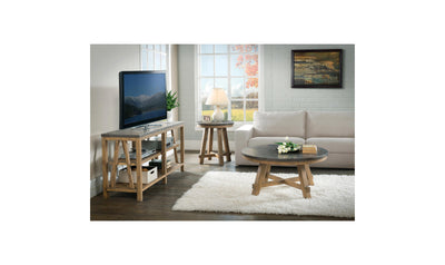 Weatherford Rnd End Tbl-base-End Tables-Leahyco