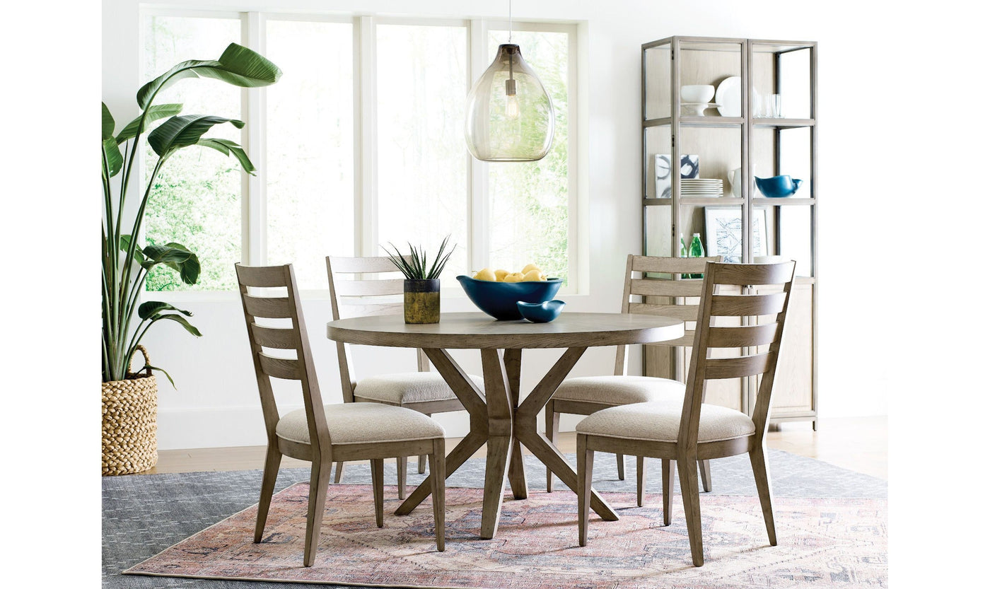 WEST FORK HARDY ROUND DINING TABLE COMPLETE-Dining Tables-Leahyco