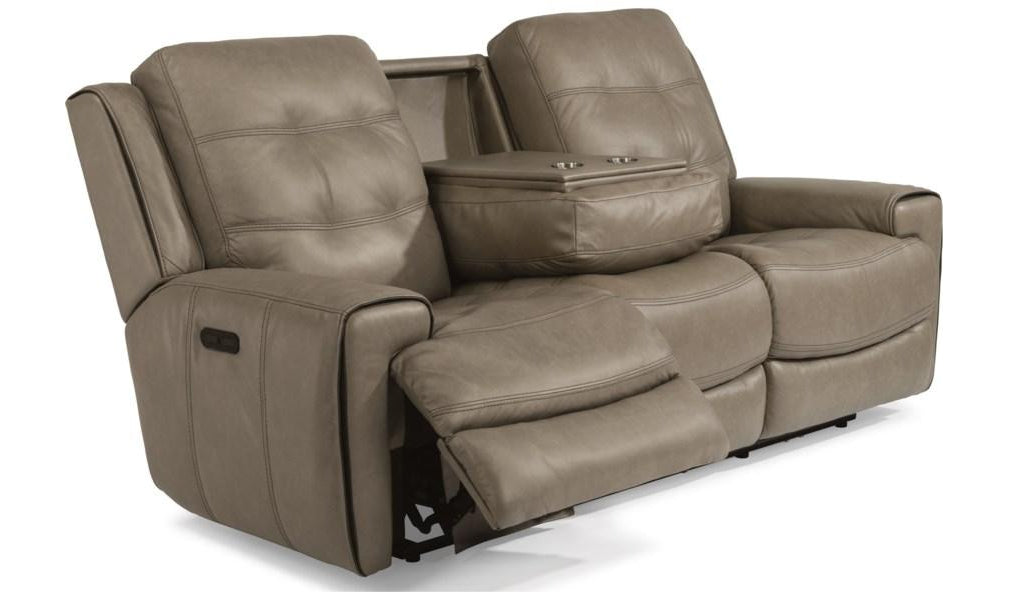 WICKLOW POWER RECLINING LS W/CONS-Consoles-Leahyco