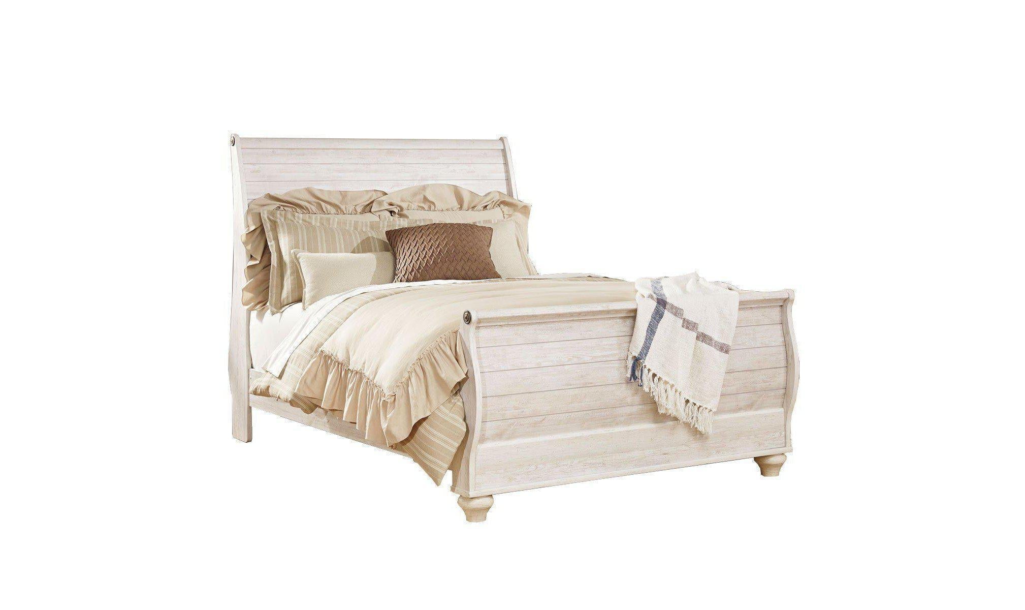 Willowton Sleigh Bedroom Set-Bedroom Sets-Leahyco