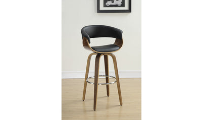 WOOD SWIVEL BAR STOOL-Barstools-Leahyco