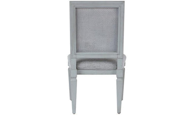 Woven Accent Side Chair - GREY-Accent Chairs-Leahyco