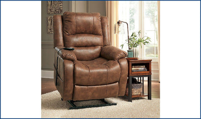 Yandel Power Lift Recliner-Recliner Chairs-Leahyco